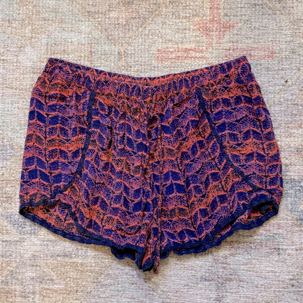 BOGO! Mossimo Patterned Drawstring Shorts with Crochet Trim
